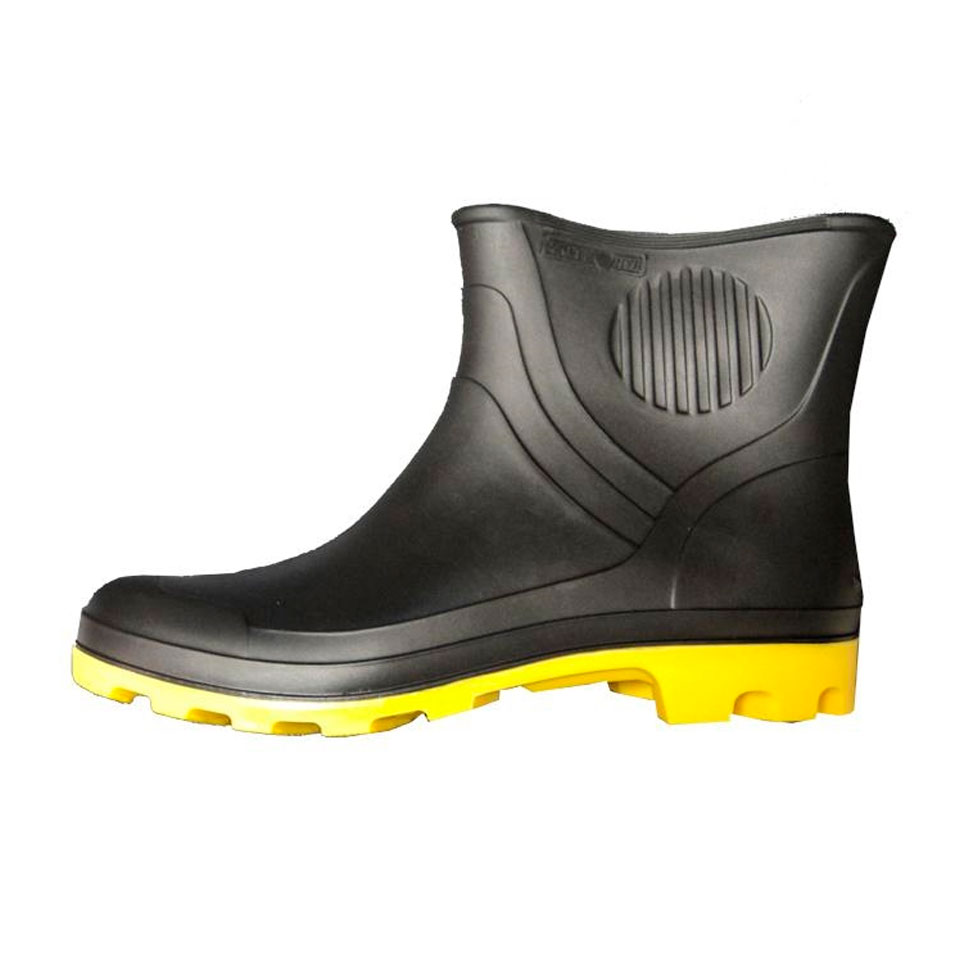 bota pvc cano curto branca